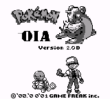 Pokemon - Orange Version (Hack) — Title screen